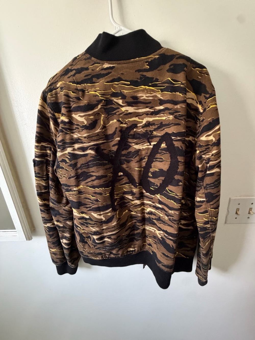Camouflage Bomber Jacket in Brown - Men's Bomber & Varsity